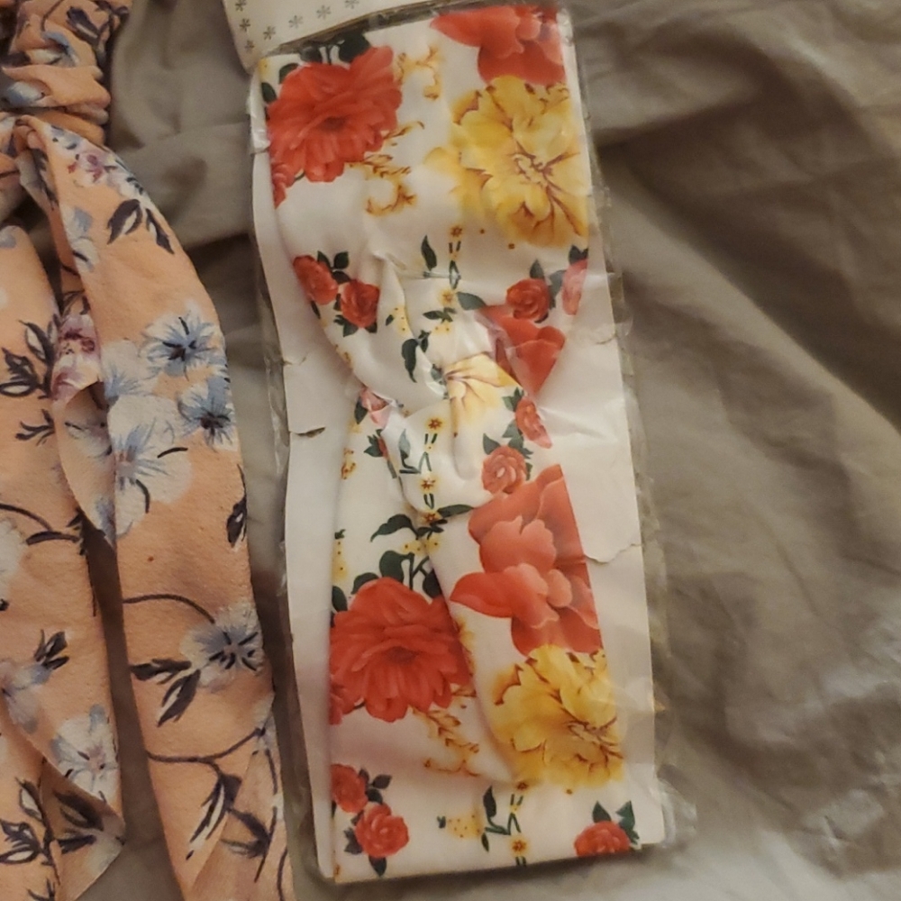 A pair of hair accessories great for summertime
